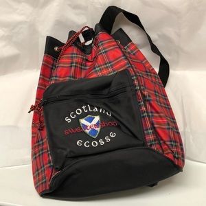Plaid backpack